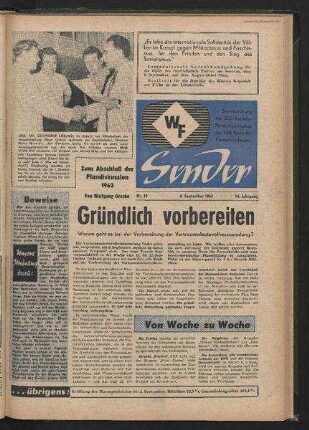 Betriebszeitung 'WF-Sender', Nr.35/1962 (6. September 1962)