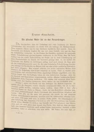 Erster Abschnitt. Die ältesten Maler bis zu den Perserkriegen.