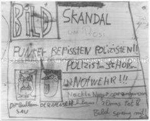 Imitation der Bild-Titelseite (Altersgruppe 14-17)