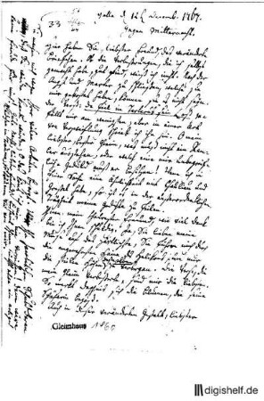37: Brief von Johann Georg Jacobi an Johann Wilhelm Ludwig Gleim