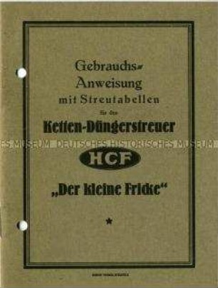 Ketten-Düngerstreuer