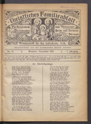 Nr. 11. November 1913