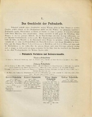 Samuel Pufendorf : e. Beitr. zur Geschichte seines Lebens