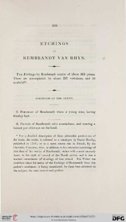 Etchings by Rembrandt van Rhyn