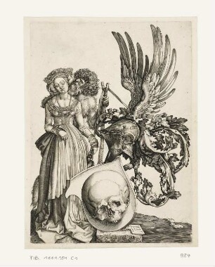 Wappen mit dem Totenkopf