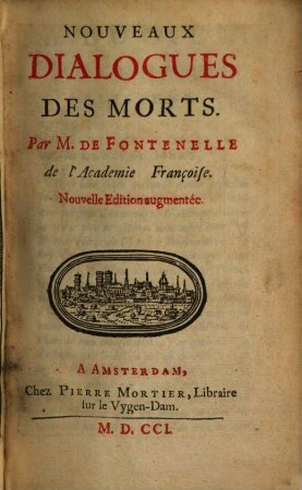 Nouveaux dialogues des morts