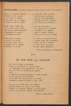 Se fue con la ilusion