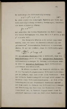 Nicht alle mathematischen Funktionen genügen algebraischen Differentialgleichungen