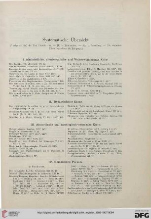 IV. Romanische Periode