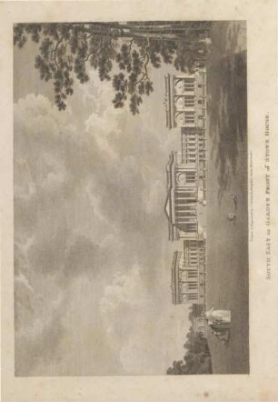 South East Of Garden Front of Stowe House.