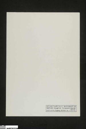 Vermögen des verstorbenen Johann Adam Goth