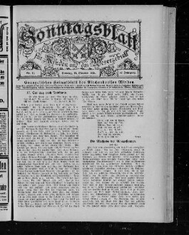 Sonntagsblatt für Minden und das Wesergebiet : evangelisches Heimatblatt der Kirchenkreise Minden und Vlotho