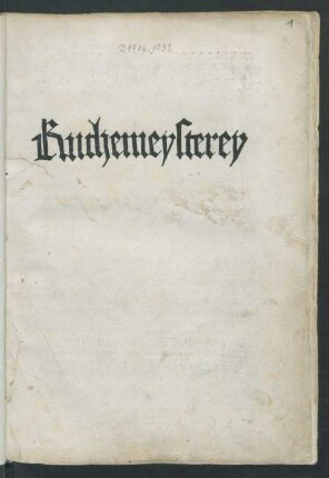 Küchenmeisterei
