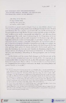 Pax optima rerum : Theorie und Praxis des Friedensschlusses in der Neuzeit