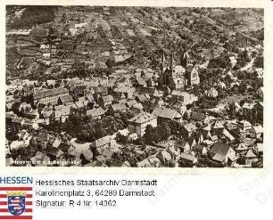 Heppenheim an der Bergstraße, Ansicht / Luftaufnahme