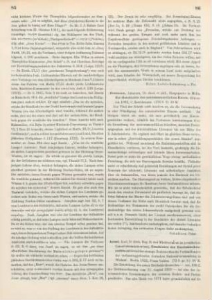 86-87 [Rezension] Israël, Carl, Geschichte des Reichskirchenrechts