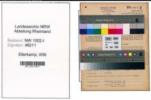 Entnazifizierung Willi Ellerkamp, geb. 17.03.1906 (Fahrer)