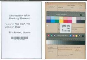 Entnazifizierung Werner Struckmeier , geb. 12.08.1906 ()