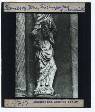 Bamberg, Dom,Bamberg, Dom, Fürstenportal : Prophetenbild, rechte Gewände