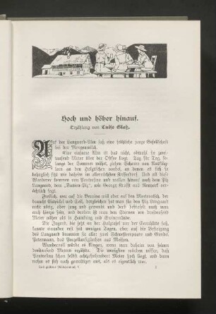 Hoch und höher hinauf