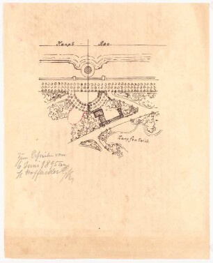 Gartenbauausstellung 1897, Berlin-Treptow: Lageplan