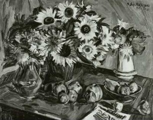 Stilleben mit Sonnenblumen
