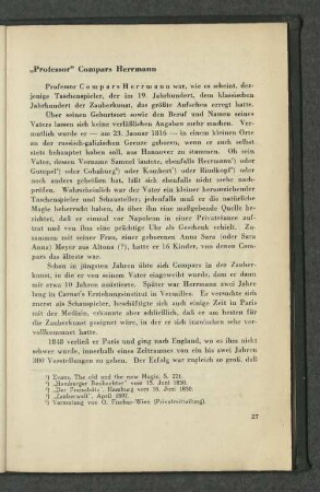 "Professor" Compars Herrmann