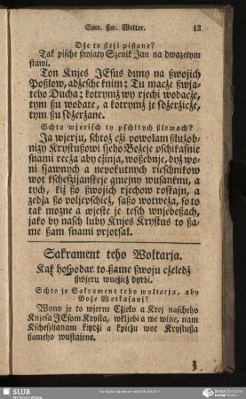Sakrament teho Wołtarja