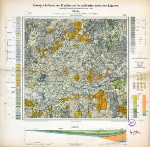 2281 [4106] Rhede, Geologische Karte von Preußen und benachbarten deutschen Ländern