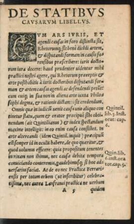 De Statibus Causarum Libellus.