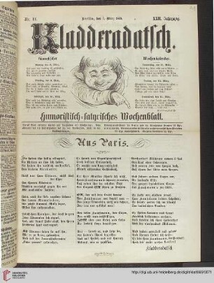 Hefte 11-15, März 1869