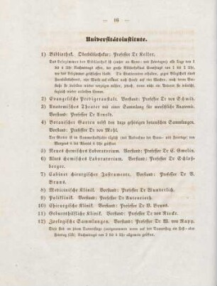 16-17, Universitätsinstitute