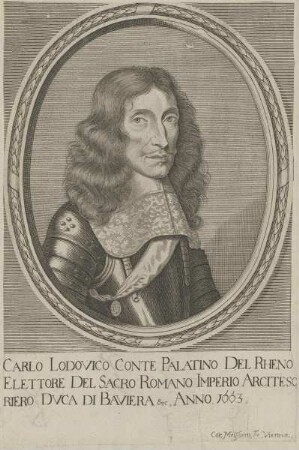 Bildnis von Carlo Lodovico, Kurfürst von Pfalz