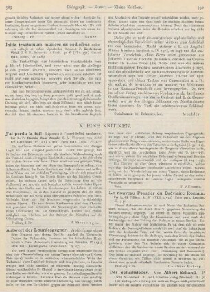 589-594 Kleine Kritiken