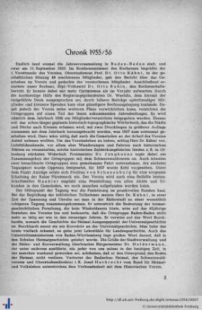 Chronik 1955/56.