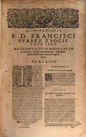 Dispvtationvm De Censvris In Communi, Excommvnicatione, Svspensione, et Interdicto, itemque de Irregularitate, Tomus ... : Additus Ad Tertiam Partem Diui Thomae, 5