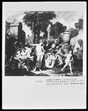 Bacchus mit Gefolge