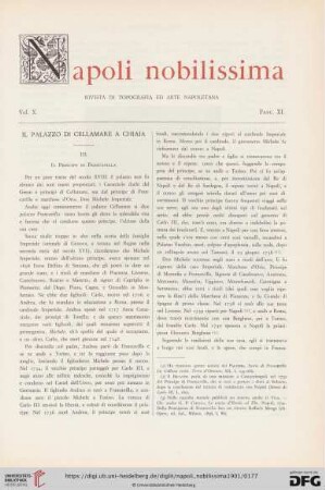 Il palazzo di Cellamare a Chiaia