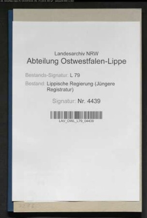 Anstellung eines Rentmeisters im Stift Cappel