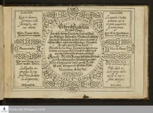 3: In welchem Teütsche, Latein; Italian: Hispan: Polnisch, Niederländisch, Frantzös: Dänisch und Schwedische [et]c. Schrifften: auch verschiedene Handels-Brieffe und Ehren Titul ... geschrieben ...