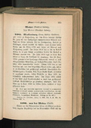 2486. von der Meden (David)
