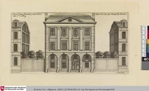 Le Grand Marot, Bl. 91: Veue d'vne Maison particuliere dans la rue du Mail [...]