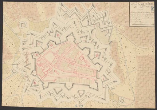 Plan de la Forteresse de Güeldren