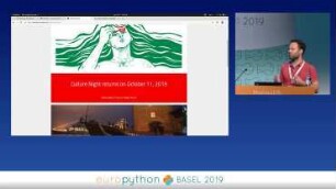 EuroPython 2019 - Lightning talks