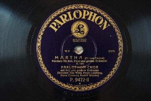 Martha : Fantasie für Soli, Chor und großes Orchester; II. Teil / Fr. von Flotow