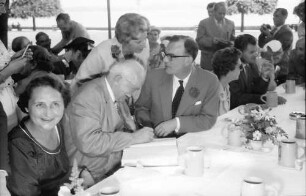 Chemiker; Maikäferrede: Frau ?, Hermann Staudinger, Graf Lennart Bernadotte