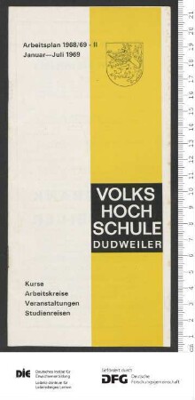 Programm 2. Semester 1968/1969