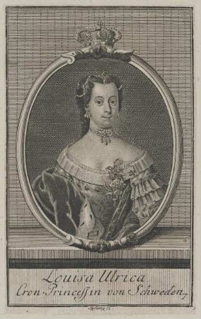Bildnis der Louisa Ulrica, Princessin von Schweden