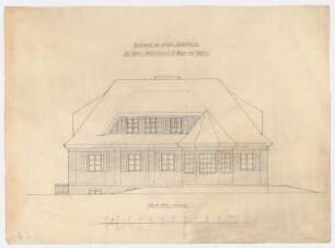 Landhaus Dr. Ruge, Nardevitz: Nordwestansicht