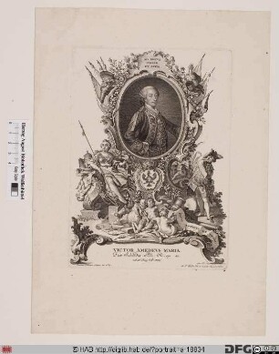 Bildnis Victor Amadeus (Vittorio Amedeo) III., König von Sardinien (reg. 1773-96)
